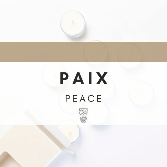 Paix | Sample Tealight - Myles Gray