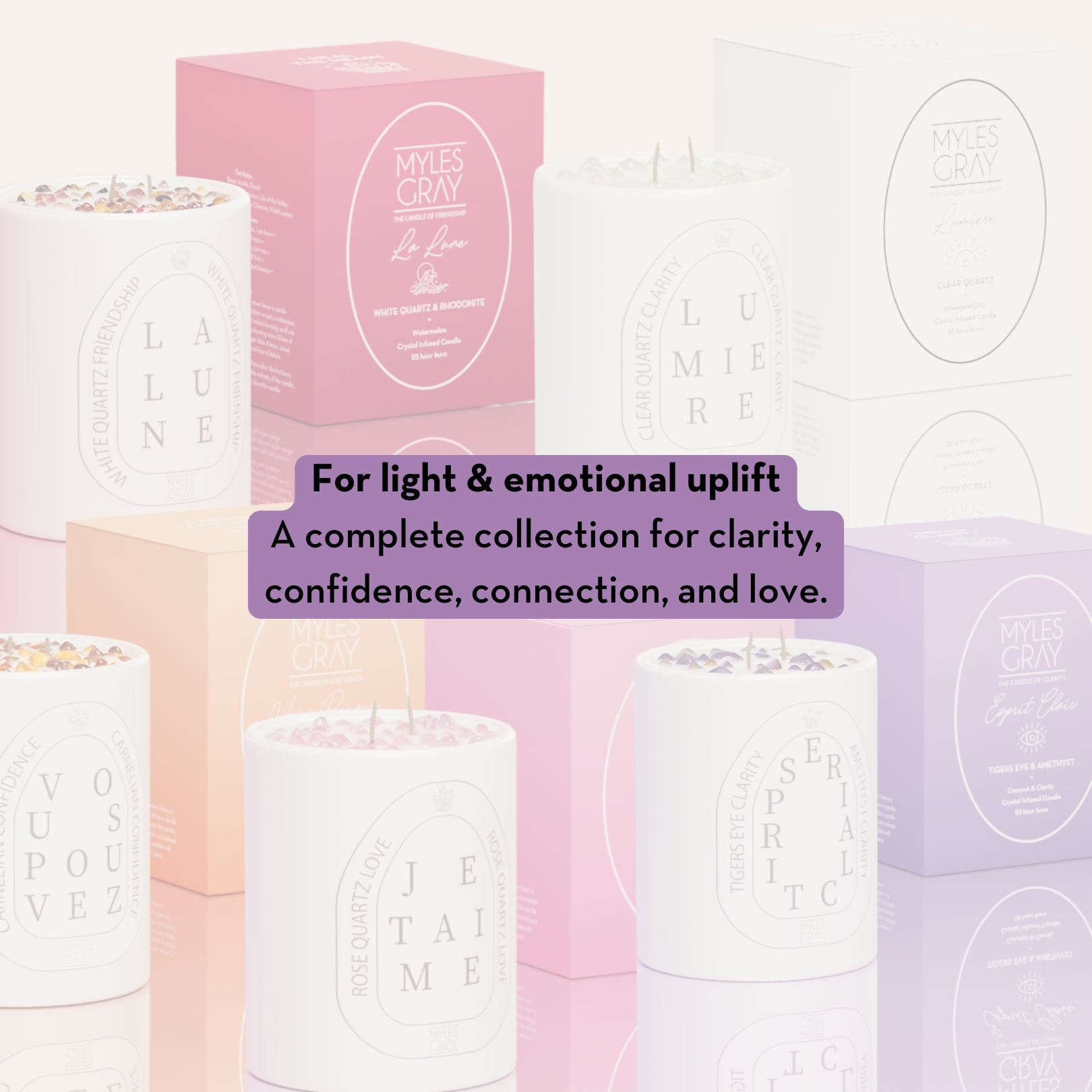 5 White Core Candles