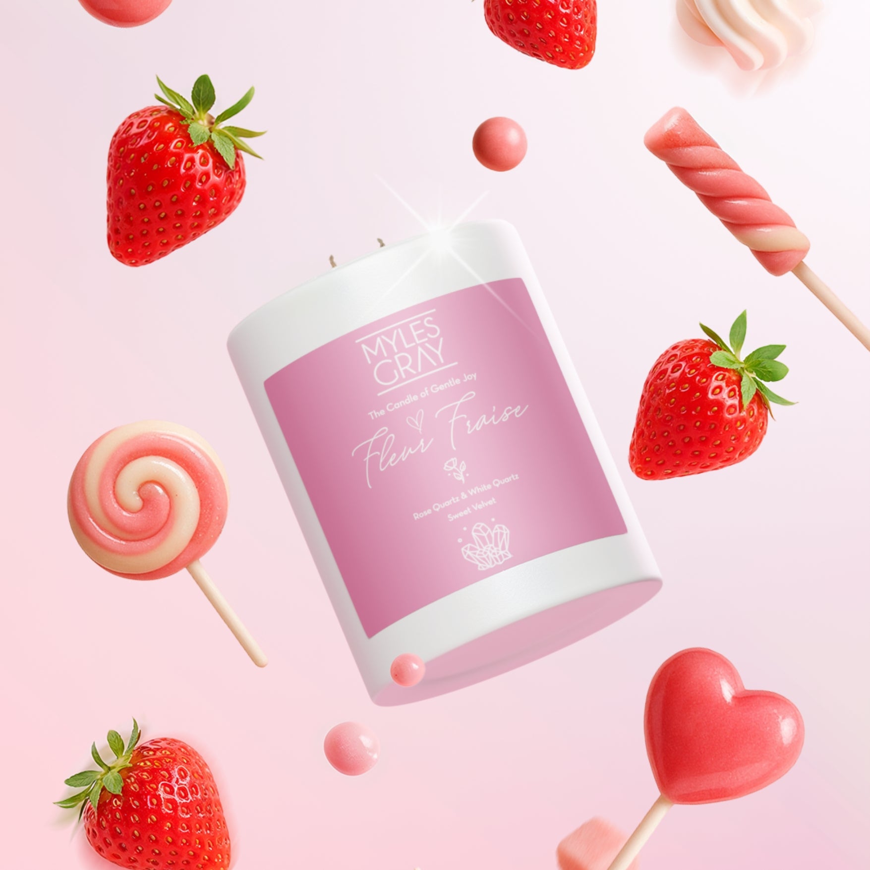 Fleur Fraise | The Candle of Gentle Joy