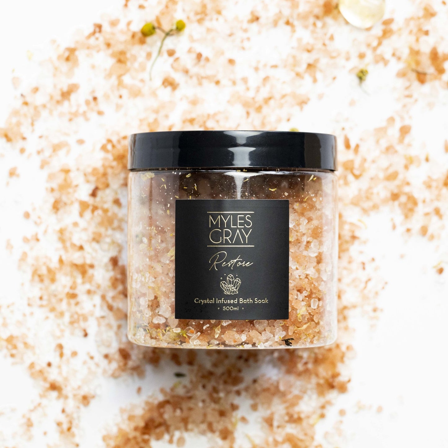 Restore | Crystal Infused Bath Soak - Myles Gray