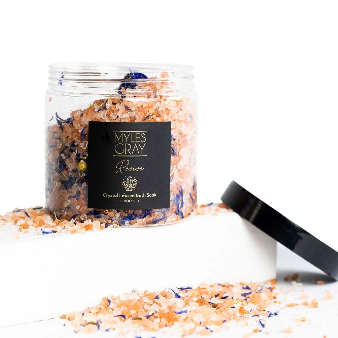 Revive | Crystal Infused Bath Soak - Myles Gray